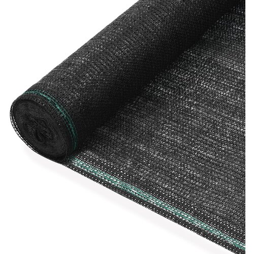 vidaXL Teniška zaščitna mreža HDPE 1,6x25 m črna Cene
