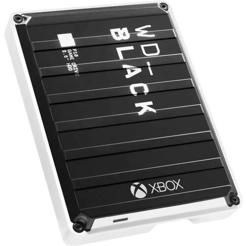 WD (HGST) External HDD 4TB for Xbox, USB3.2 Gen1, Speeds of up to 130 MB/s, WD_BLACK D10 Game Drive for Xbox, Black/White ( WDBA5G0040BBK-WESN ) Cene