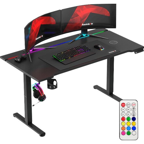 Huzaro Gaming električni sto Hero 8.7 RGB Black Cene