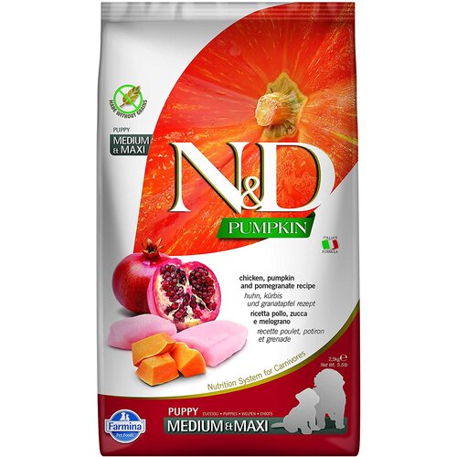 N&amp;amp;d Hrana za pse Pumpkin Adult Medium &amp;amp; Maxi Chicken&amp;amp;Pomegranate, 2.5kg Slike
