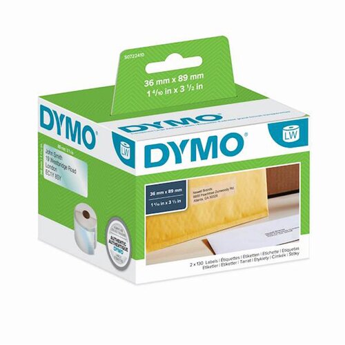 Dymo Nalepke 99013, 89 x 36 mm, original, prozorne Slike