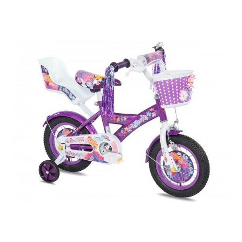 Favorit bicikl KIDS PRINCESS 12" ljubičasta bela (460144) Cene