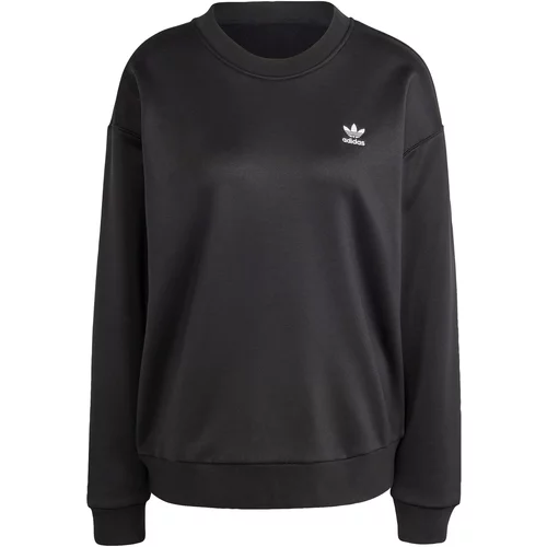 Adidas Majica 'Trefoil' črna / bela