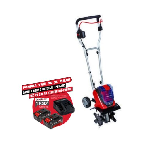 Einhell akumulatorska kopačica ge-cr 30 li-solo + gratis dve baterije i punjač Slike
