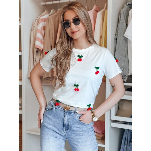 DStreet T-shirt damski CHERETTE biały Cene