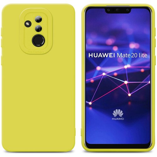 Cadorabo Case, združljiv s Huawei v tekočini rumeni - za&scaron;čitni pokrov, narejen iz fleksibilnega silikona TPU, (20595793) Cene
