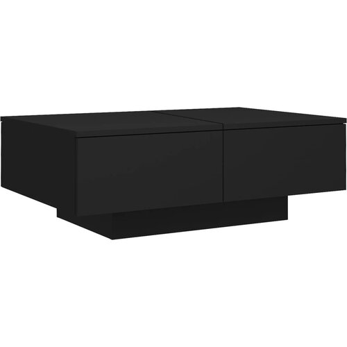 Maison Chic Klubska mizica - kavna mizica - Nizka mizica črna 90x60x31 cm iverna plošča, (21754580) Cene