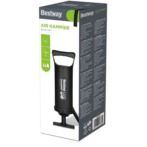 Bestway ručna pumpa za bazen 36cm crna ( 61449 ) Slike