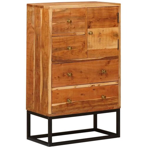  Komoda s ladicama Prirodna 55 x 30 x 90 cm Čvrsto drvo akacije Cijene