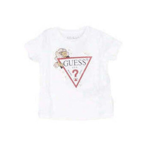 Guess Majice s kratkimi rokavi 10456151130451 Bela Slike
