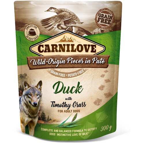Carnilove dog adult - raca &amp;amp; travni&amp;scaron;ki mačji rep, vrečka 300g 300 g Slike