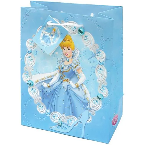  darilna vrečka Disney Princess, srednja, modra