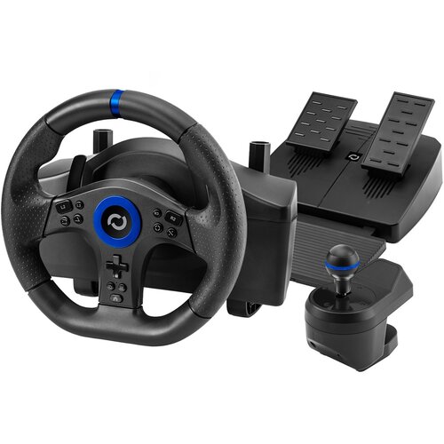  Blade BL7002 Gaming Controller Black, Blue USB Steering wheel + pedals + shifter PC, PlayStation 5 Cijene