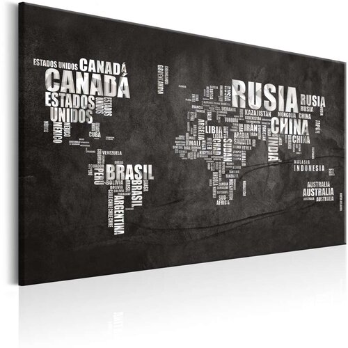  Slika - World Map: Spanish Geography (ES) 90x60 Slike