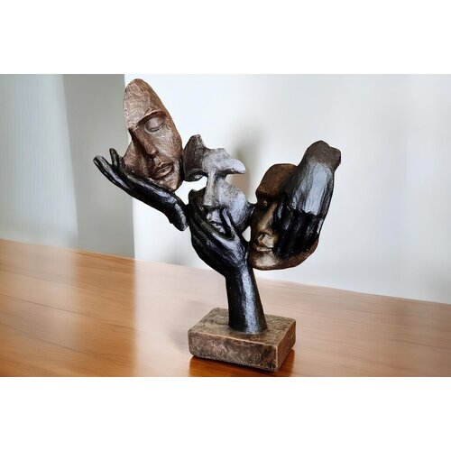 Aberto Design dekorativna figura CY0465, 29x9x33 cm, antracit Cene
