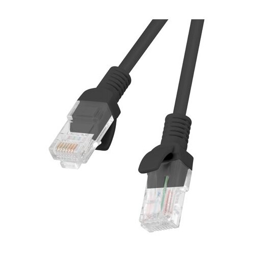 Lanberg UTP povezovalni kabel PCU5-10CC-0500-BK (RJ45 - RJ45 ; 5m; UTP; kat. 5e; črna barva), (21214455) Slike