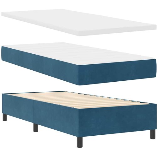  Krevet s opruga kutije Tamno plava 200 x 80 cm Bar&amp;scaron;un Slike
