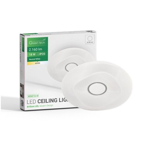 Greentech LED PLAFONJERA 18W 4000K 33CM Slike