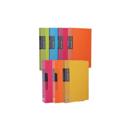 Fascikla DELI DISPLAY - CLEAR BOOK NEON 100 lis. E5037 Slike
