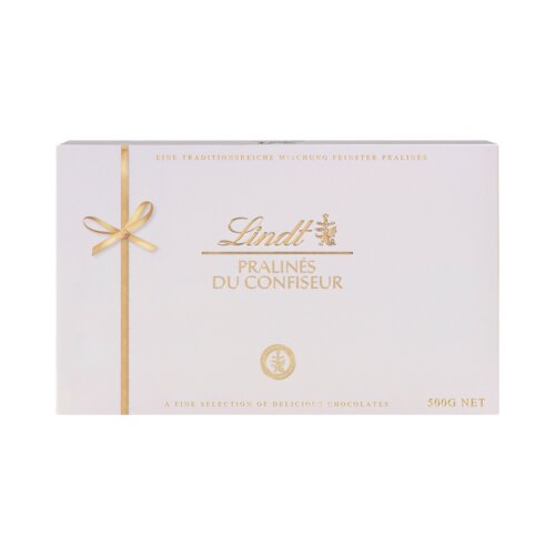 Lindt Pralinés du Confiseur - Gold & White - 500 g Cene