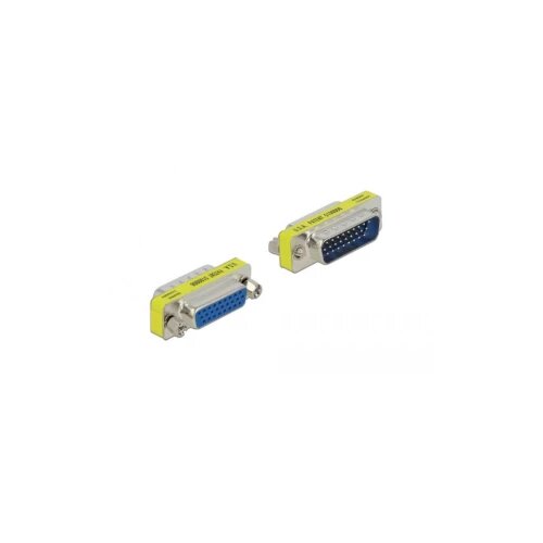 Delock 65111 VGA adapter [1x 25-polni mu&amp;scaron;ki konektor D-Sub - 1x 25-polni ženski konektor D-Sub] srebrna Slike