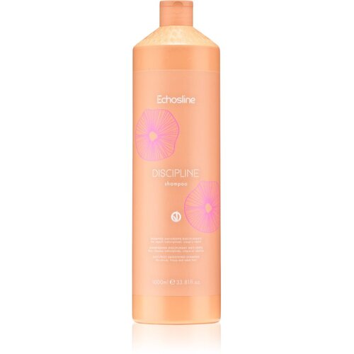 EchosLine Discipline Shampoo &amp;scaron;ampon za glajenje las za neobvladljive lase 1000 ml Slike