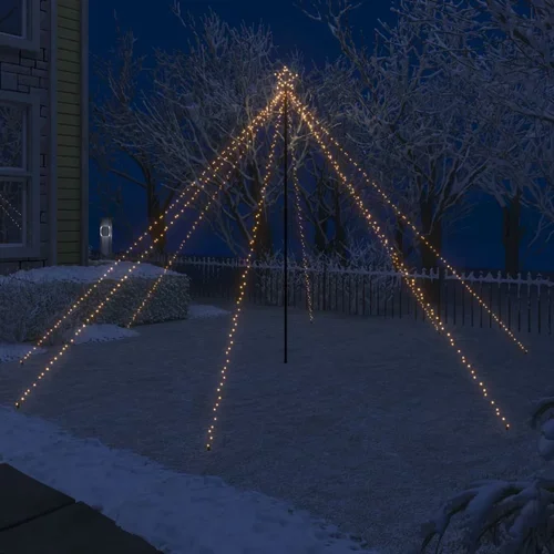 Božićno drvce s padajućim LED svjetlima 576 LED žarulja 3,6 m