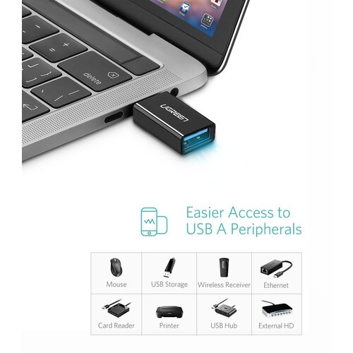Ugreen USB-C 3.1 (M) na USB 3.0 (Ž) adapter Slike