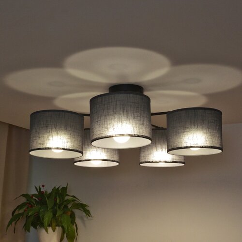  plafonski luster alba 5xE27/15W/230V siv Slike
