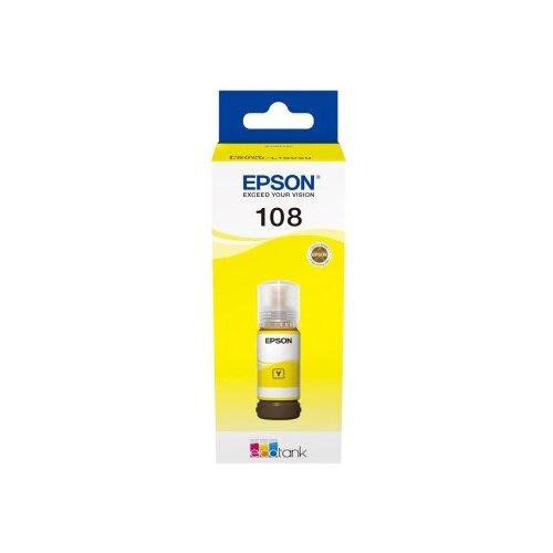 Epson 108 EcoTank rumena steklenička črnila Slike