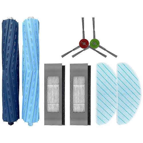 INORCO Za - Deebot T9 Plus Glavna stranska krtaa Hepa Filter Mop Cloth Rag Nadomestni dodatki Rezervni deli, (21982259) Slike