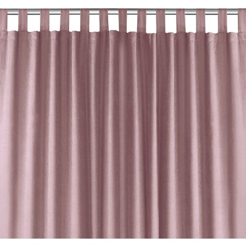  Curtain MILANA color pink style classic 10cm tab tops chenille 220x270 HOMEDE Cene