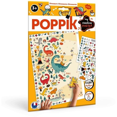 Poppik Kreativni posteri Dinosaurs 3+ Slike