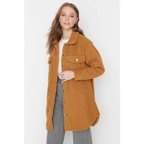 Trendyol Winterjacket - Brown - Basic