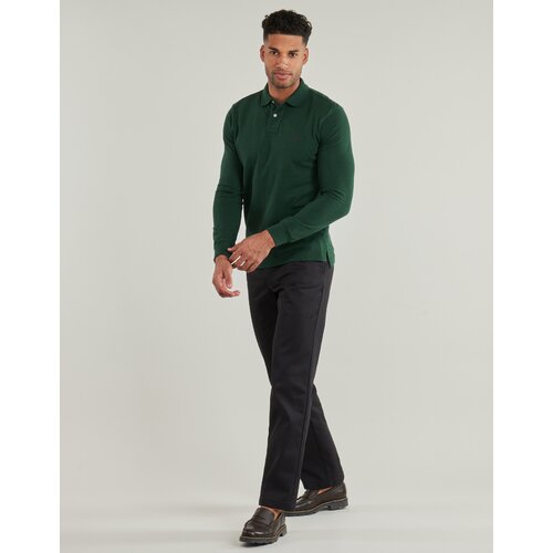 Polo Ralph Lauren POLO COUPE DROITE EN COTON BASIC MESH Zelena Slike
