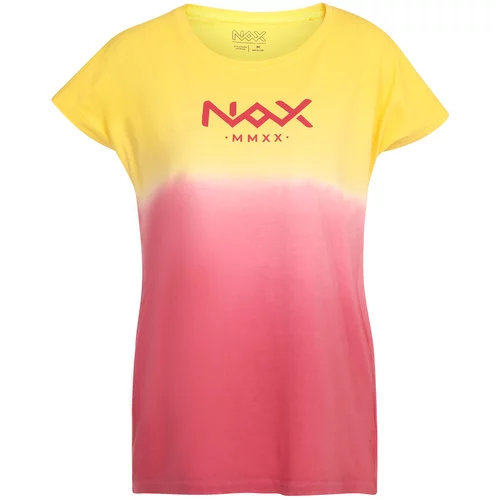 NAX Dámské bavlněné triko KOHUJA rose red