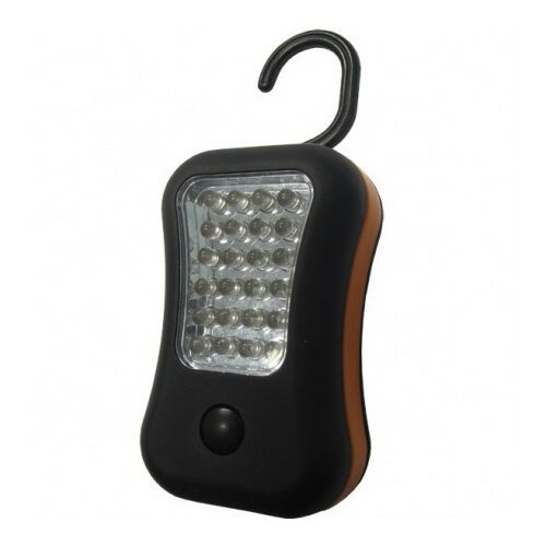 Lampa Elit+ rucna lampa sa kukom sa 24+4 led dioda koristi 3xlr03 baterije crno/oranz boje ( EL80284 ) Slike