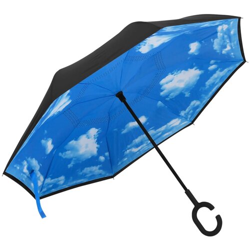 vidaXL Dežnik z ročajem v obliki črke C črn 108 cm Cene