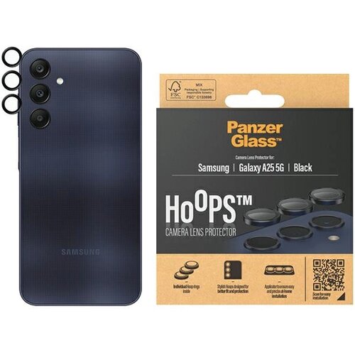 PanzerGlass ZAŠČITA ZA KAMERO HOOPS ZA SAMSUNG GALAXY A25 5G Z OKVIRJEM, (21911675) Cene