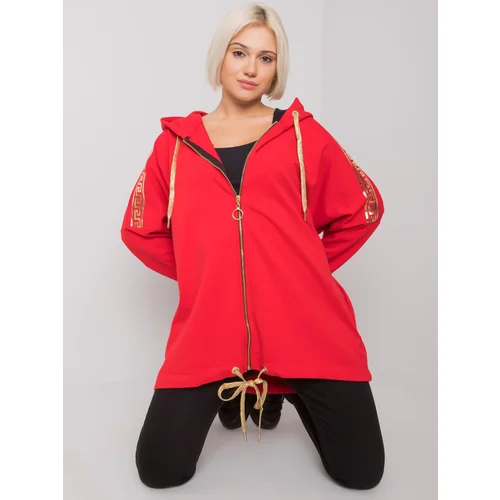 RELEVANCE Sweatshirt-RV-BL-6781.08P-red