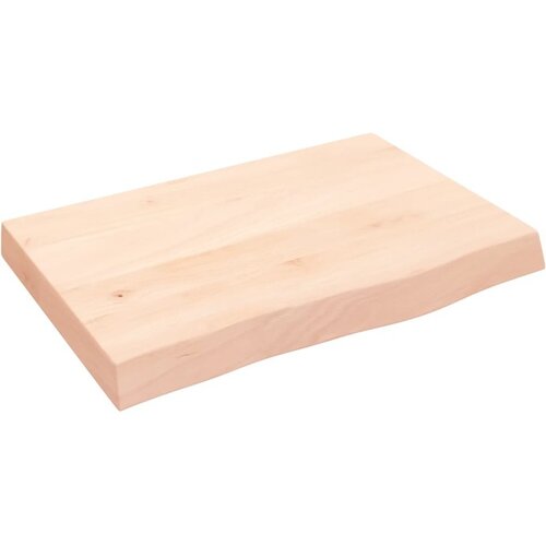 vidaXL Stenska polica 60x40x(2-6) cm neobdelana trdna hrasto Cene