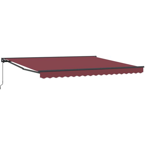  Okvir tende Tamno crvena 400 &amp;times; 300 cm Poliester s PU premazom Slike