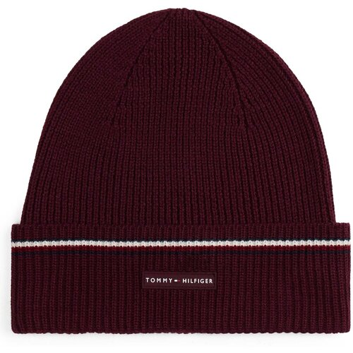 Tommy Hilfiger Kape Th Rwb Beanie Rdeča Slike
