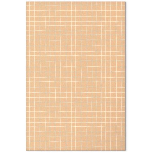  Slika - Waving Lines - Creamy Grid on a Noisy Pastel Background 20x30 Standard Slike