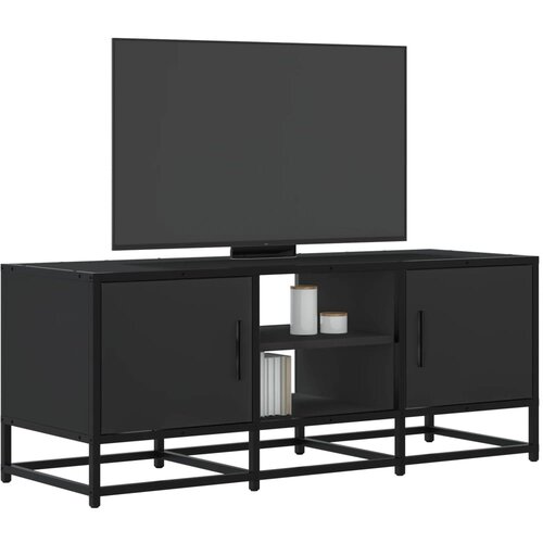 Furnova TV omarica črna 100x35x41 cm inženirski les in kovina, (21922417) Slike
