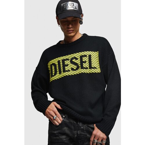 Diesel Sweater - KLOGOXC PULLOVER black Cene