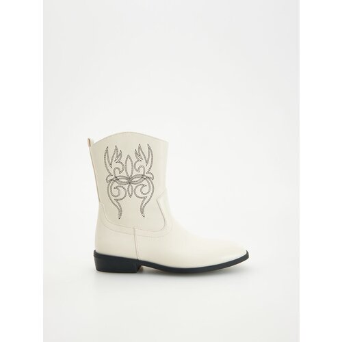 Reserved Ladies` ankle boots - ebenovina Cene