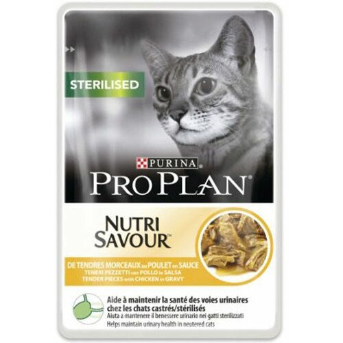 Pro Plan Purina Nutri Savour Cat Sterilised Piletina 85 g Slike