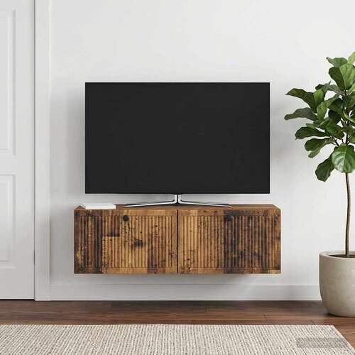 TV ormar za zid Staro drvo 98 x 31 x 30 cm Konstruirano drvo Cene