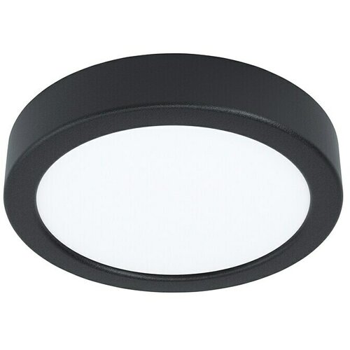 Eglo Fueva 5 LED okrogla stropna svetilka (10,5 W, Ø x V: 16 x 2,8 cm, Črne barve, Nevtralno bela) Cene